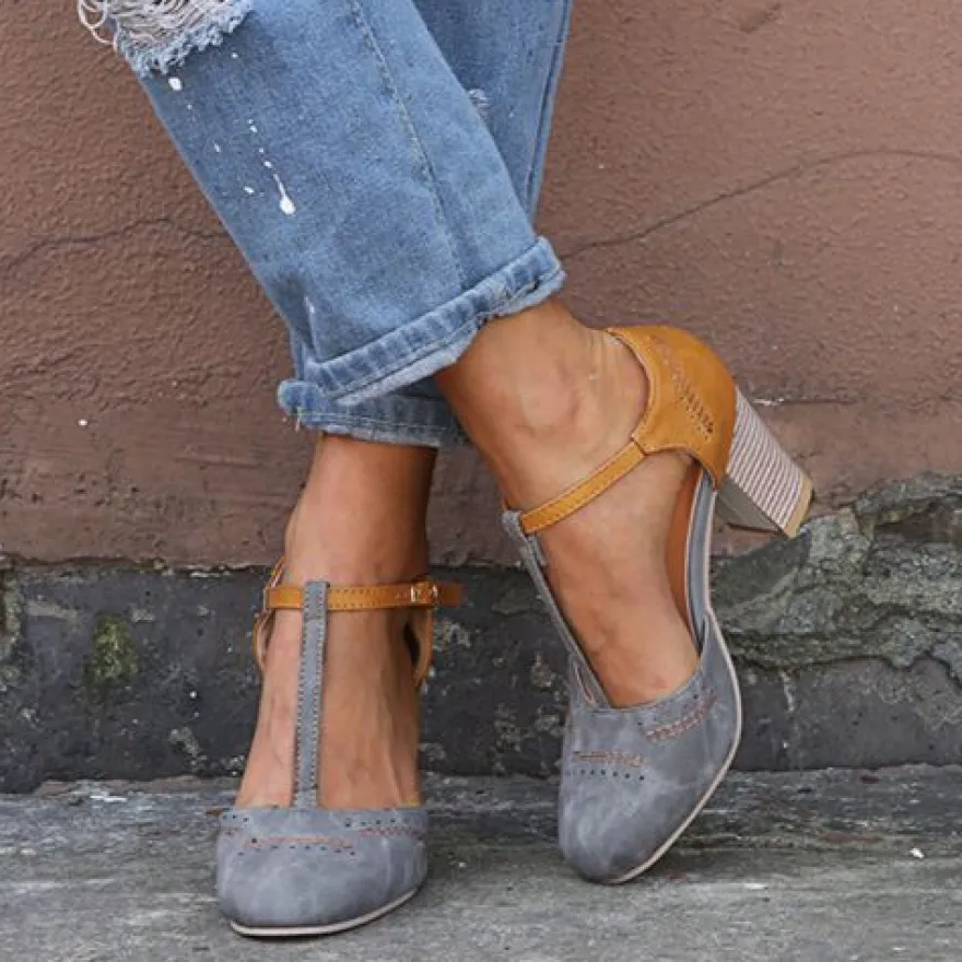 Damen Sandalen Farbnahen Schuhe Frauen Komfortabel Urlaub Geschlossene Zehe