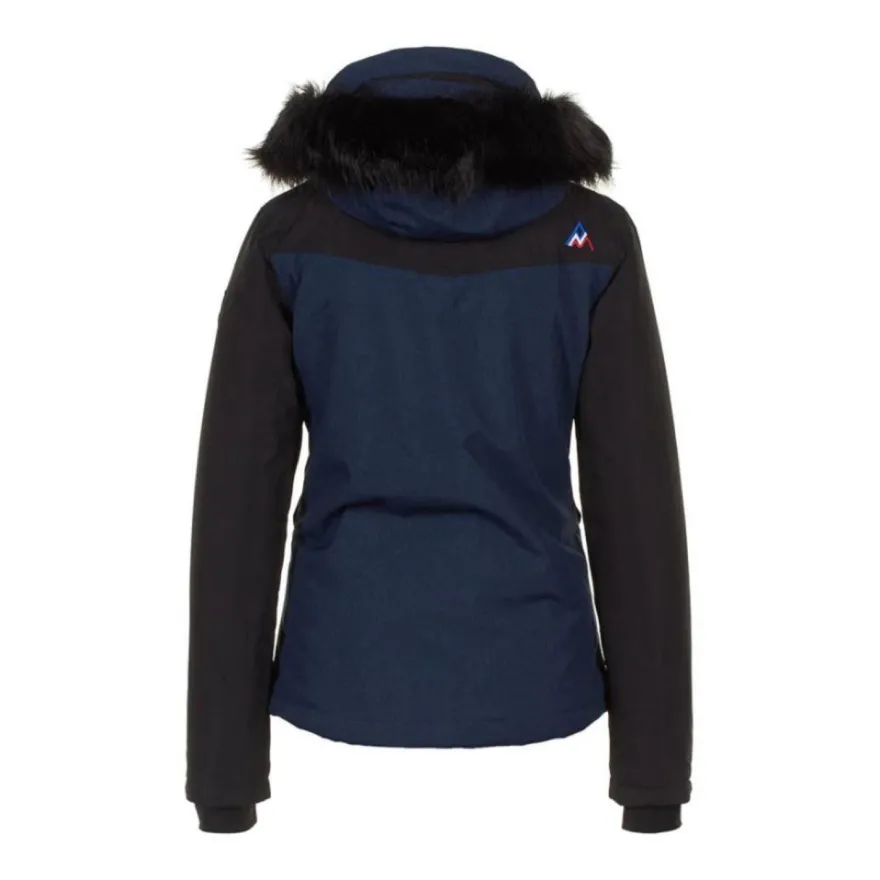 Damen Skijacke Peak Mountain Armate Marine Bicolor