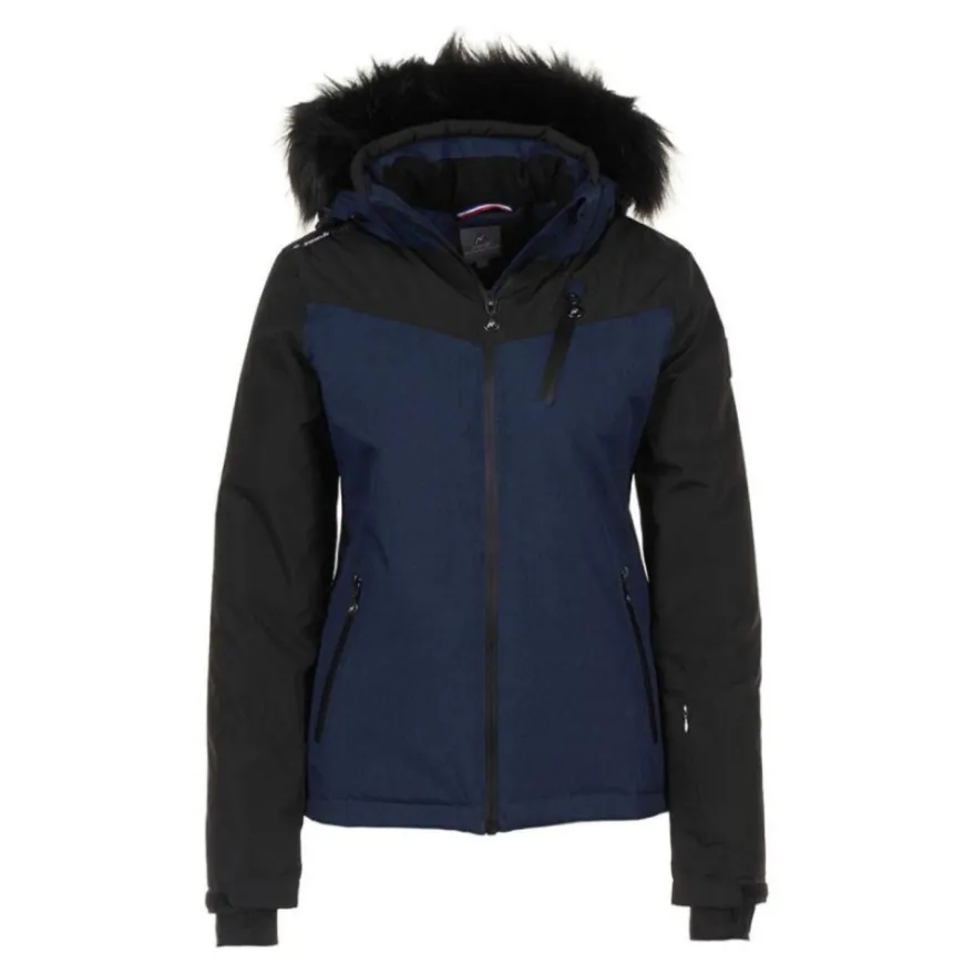 Damen Skijacke Peak Mountain Armate Marine Bicolor