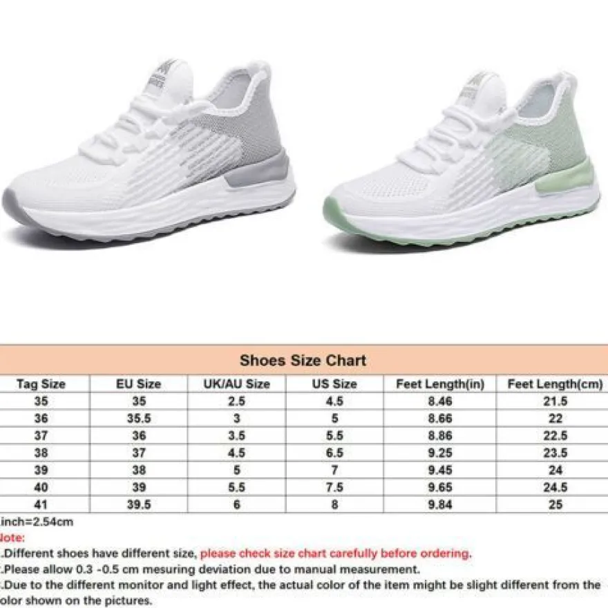 Damen Turnschuhe Gittergewebe Laufschuh Frauen Slip Gehen Sport Sportschuhe