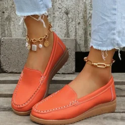 Damen Warme Slipper Schlupfen Wohnungen Frauen Rutschfest Winter Slip Bootsschuh