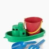 Dantoy Boot 251431 Spielset recycelt grün 4-teilig nachhaltig Spielzeug