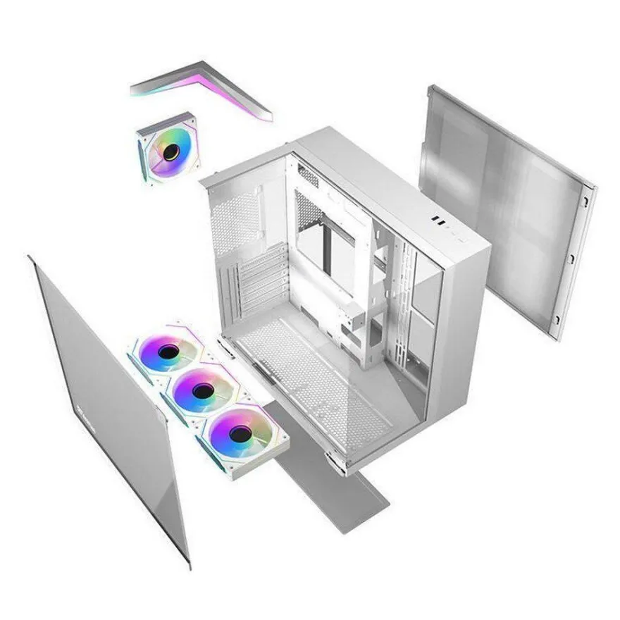Darkflash - TH285 White - Computergehäuse
