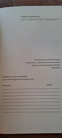 Das Vergessene Pergament