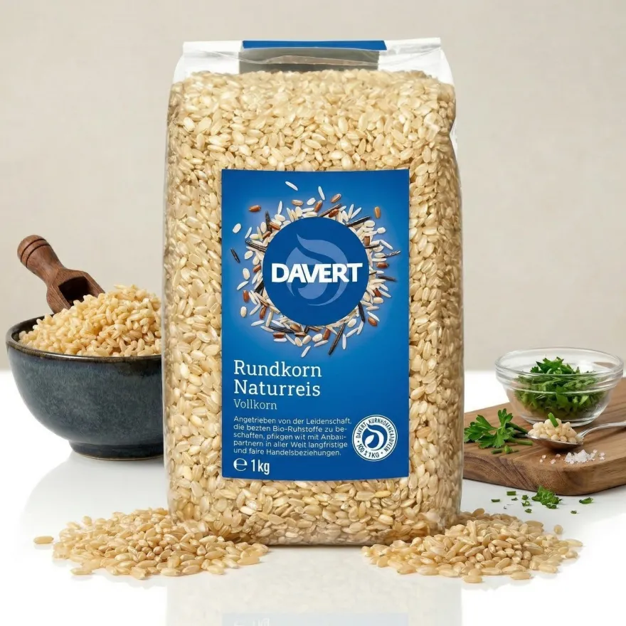 Davert Bio Natur Rundkorn Reis - 1kg