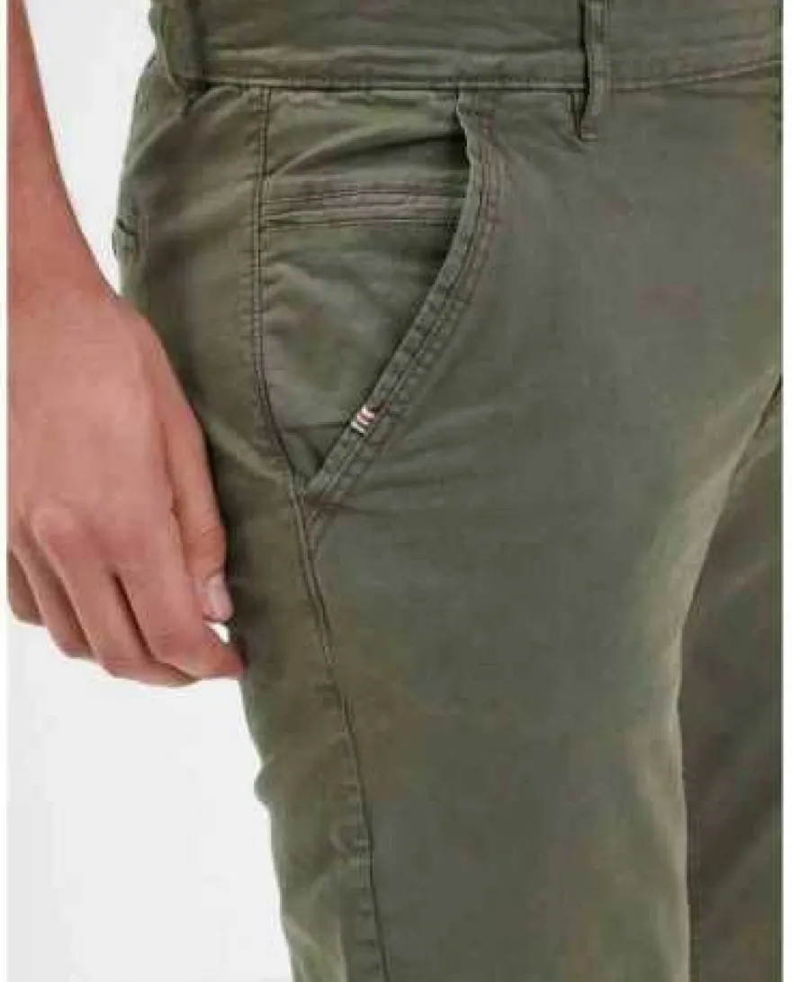 Daytona 73 Chino Khaki Herren Chinohose Regular Fit Baumwolle Stretch