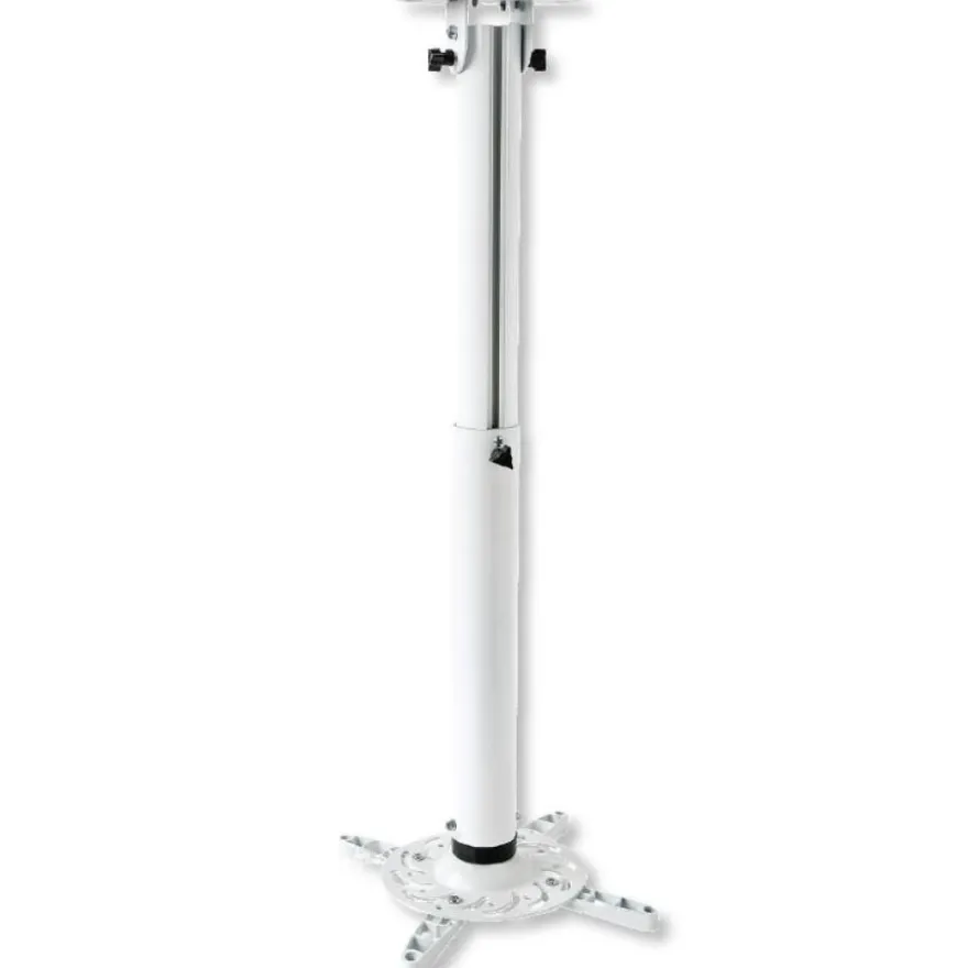 Deckenhalterung Techly Weiß Aluminium und Stahl