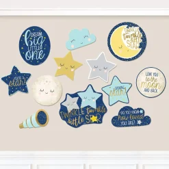 12 Deko Ausschnitte Twinkle Little Star