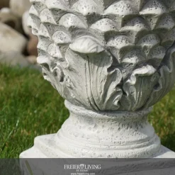 Deko Pinienzapfen Zapfen Tannenzapfen Figur Statue Skulptur Gartenfigur Garten