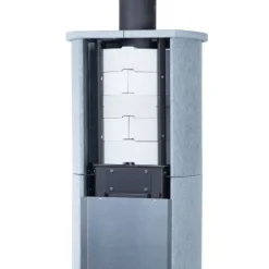 Delia Plus Serpentino Stein Speicher-Kaminofen 7kW