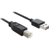 Delock DELOCK Easy USB Kabel A -> B St/St 1.00m schwarz