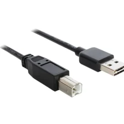 Delock DELOCK Easy USB Kabel A -> B St/St 1.00m schwarz
