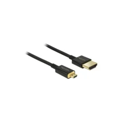 DELOCK HDMI Kabel Ethernet A ->micro D St/St 2.00m 3D 4K sli