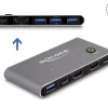 Delock HDMI KVM Switch 8K 60 Hz mit USB 5 Gbps