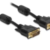 Delock Kabel DVI 24 + 1 Stecker > DVI 24 + 1 Stecker 2 m schwarz