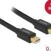 Delock Kabel Mini Displayport 1.2 Stecker > Mini Displayport Stecker 4K 0,5 m