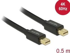Delock Kabel Mini Displayport 1.2 Stecker > Mini Displayport Stecker 4K 0,5 m
