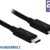 Delock Kabel Thunderbolt? 3 USB-C? Stecker > USB-C? 1,0m