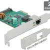 Delock PCI Express x1 Karte 1 x RJ45 2,5 Gigabit LAN PoE+ RTL8125