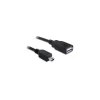 DELOCK USB Kabel A -> Mini-B Bu/St 0.50m sw