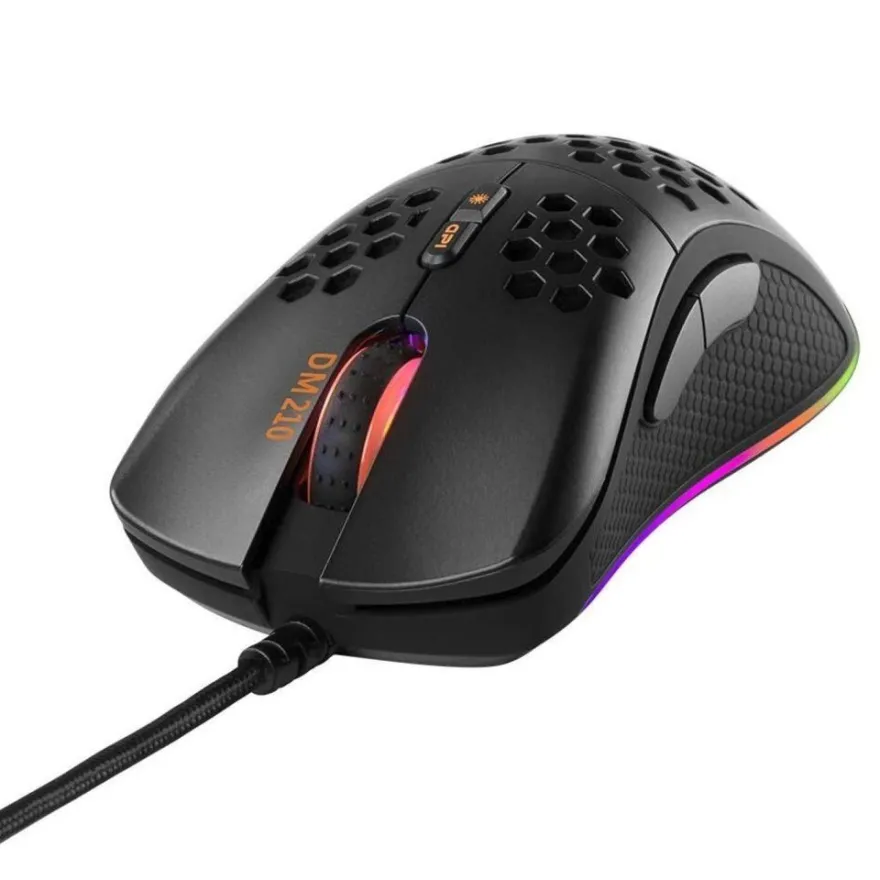Deltaco Gaming Maus DM210 USB, RGB, schwarz