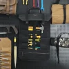 Denifiter Werkzeug Rolltasche aus gewachstem Segeltuch, strapazierfähig