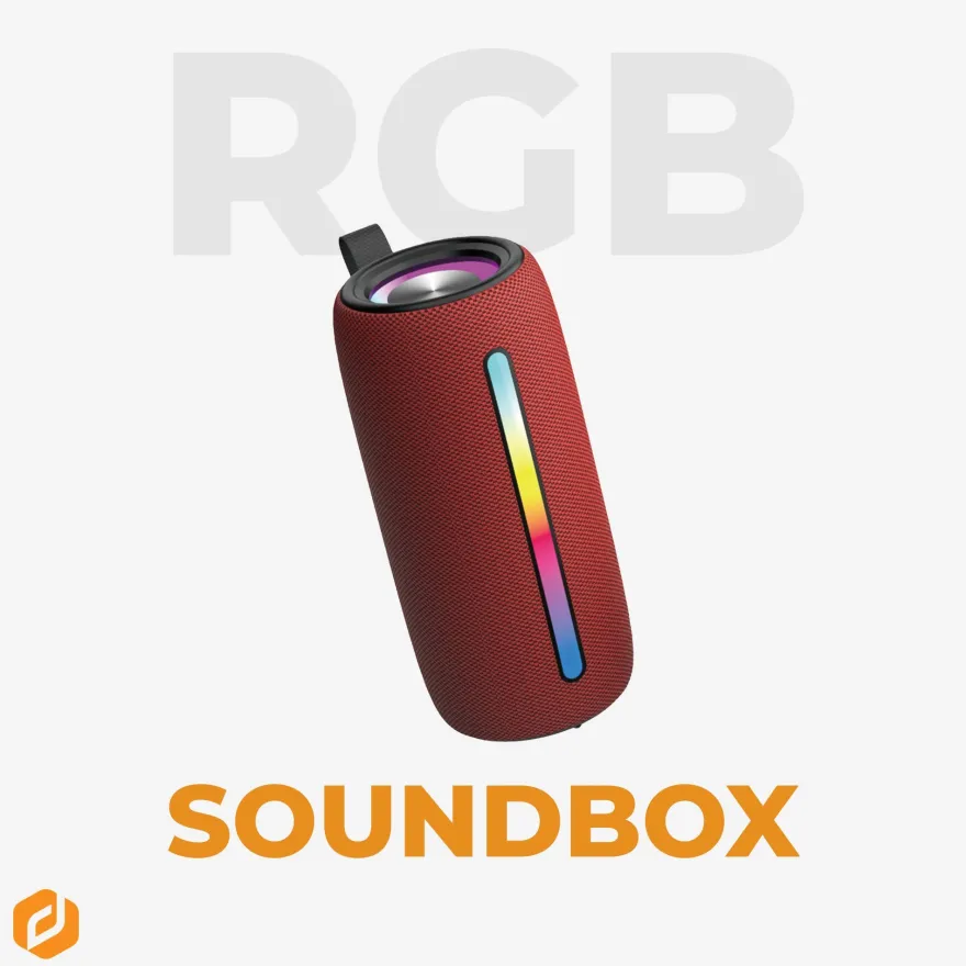 Denver BTL-360 Bluetooth-Lautsprecher, 2×50W, mit RGB-Beleuchtung