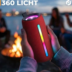 Denver BTL-360 Bluetooth-Lautsprecher, 2×50W, mit RGB-Beleuchtung