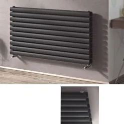 Design Paneelheizkörper horizontal Forte anthrazit Heizkörper Badheizkörper