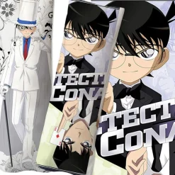 Detective Conan Long Throw Kissenbezug Doppelseitig Puppe Kissen Cover Bettwäsche