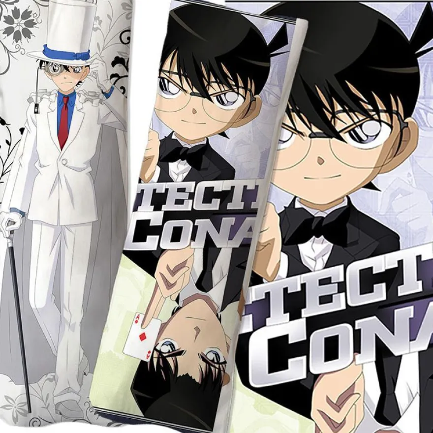 Detective Conan Long Throw Kissenbezug Doppelseitig Puppe Kissen Cover Bettwäsche