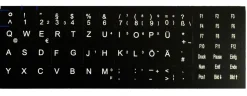 Deutsche Tastaturaufkleber Dell HP Tastatur Aufkleber Notebook blk. 69 Tasten