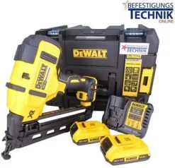 DeWALT Akku Nagler Stiftnagler Stauchkopfnagler DCN660D2 18V 2x2,0 Ah 32-64mm 20° BR
