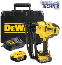 DeWALT Akku Nagler Stiftnagler Stauchkopfnagler DCN660P2 18V 2x5,0 Ah 32-64mm 20° BR