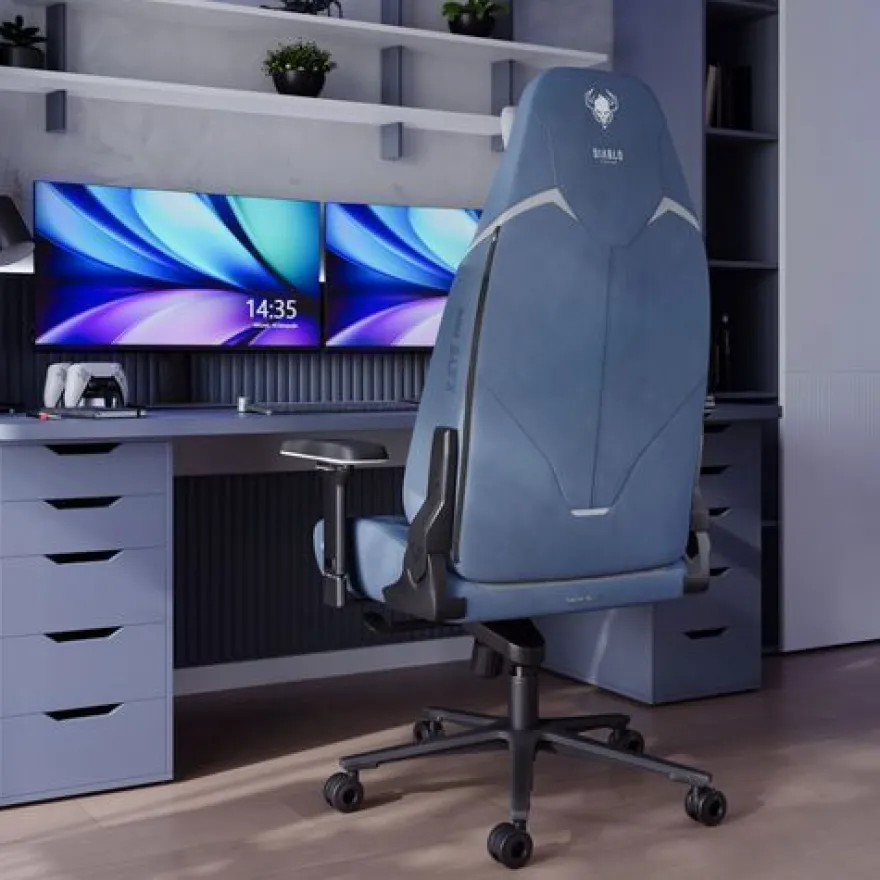 DIABLO Gaming-Sessel aus Stoff X. EYE PRIME Normal Size Meta Ocean