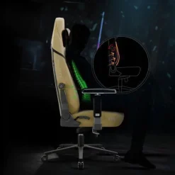 Diablo X. Eye Prime Gaming Stuhl mit Kühlfunktion BürostuhlGröße Normal, Broken Gold