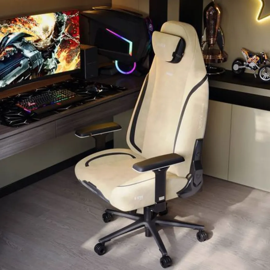 Diablo X. Eye Prime Gaming Stuhl mit Kühlfunktion BürostuhlGröße Normal, Broken Gold