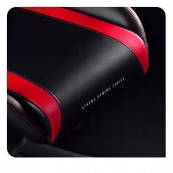 Diablo X-Horn Gaming Stuhl Bürostuhl Schreibtischstuhl Schwarz-Rot, Größe Small