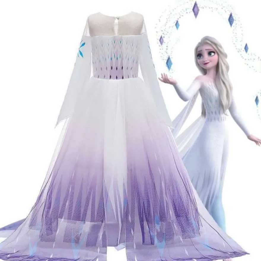 Die Eiskonigin Elsa Anna Prinzessin Halloween Kostume Madchen Party Kleider