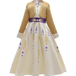 Die Eiskonigin Elsa Anna Prinzessin Halloween Kostume Madchen Party Kleider