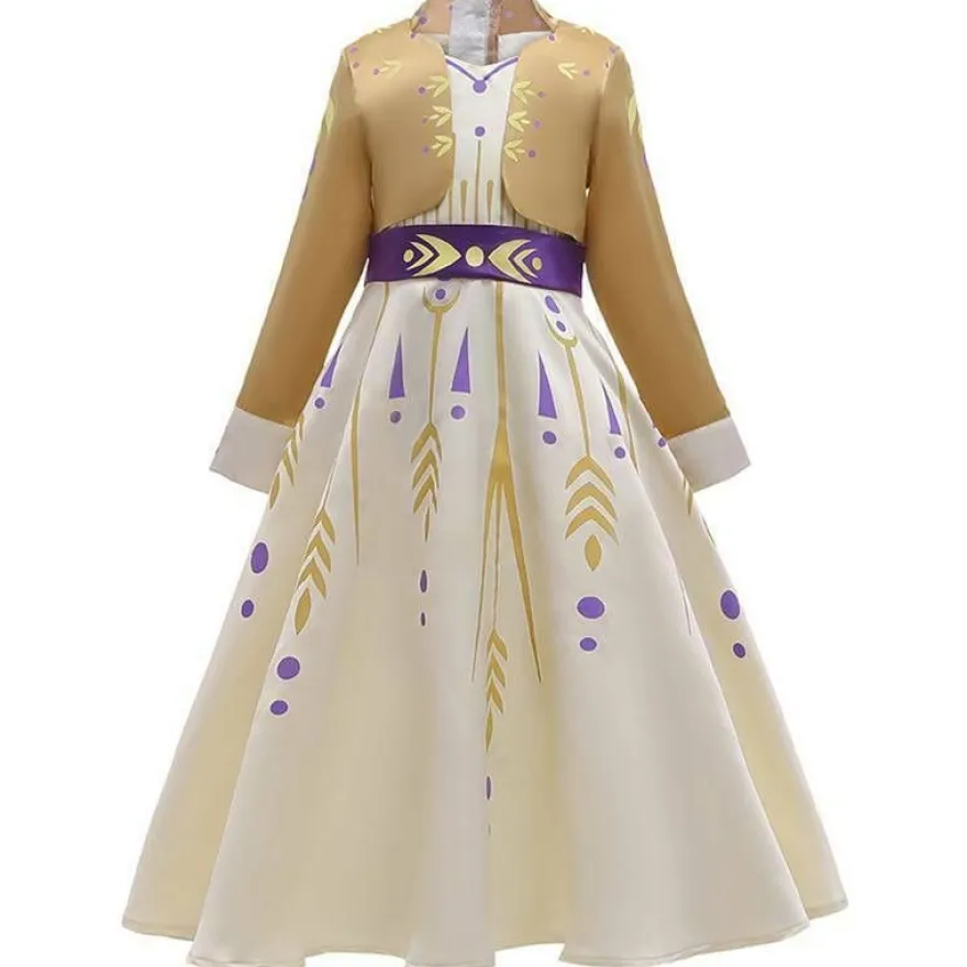 Die Eiskonigin Elsa Anna Prinzessin Halloween Kostume Madchen Party Kleider