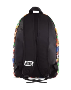 Difuzed Nintendo Rucksack - Super Mario Charaktere Backpack Tasche Luigi Toad