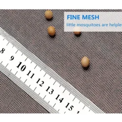 DIKER Fliegengitter Magnet Tür 80x200cm Schwarz - Insektenschutz für Balkon und