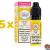 Dinner Lady Lemon Tart 3mg/ml Nikotin, 50/50 Liquid 5x 10ml