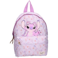 Disney Lilo & Stitch Kinder Rucksack Let Love Bloom mit 2 Fächern und gepolsterten