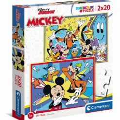 Disney Mickey-Puzzle 2x20Stück