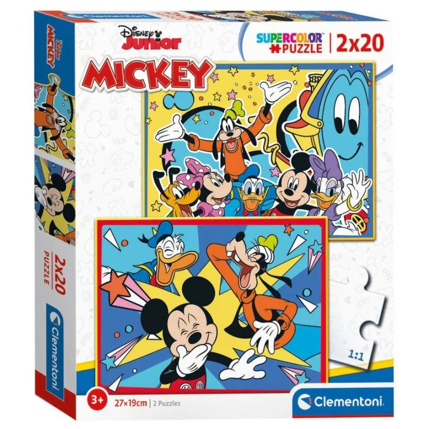 Disney Mickey-Puzzle 2x20Stück