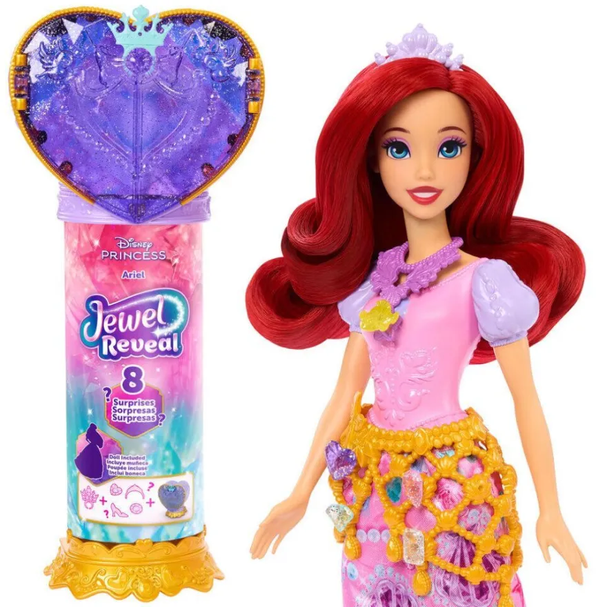 Disney Prinzessin Juwel Reveal Ariel Puppe