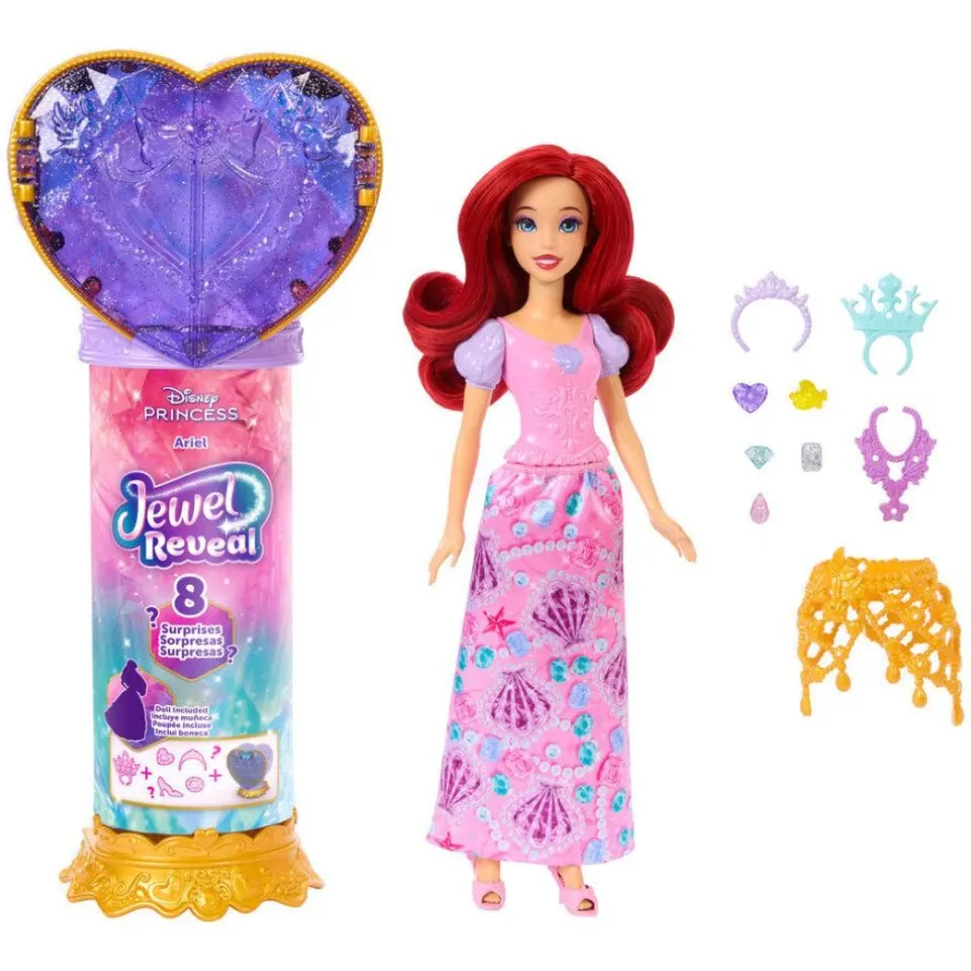 Disney Prinzessin Juwel Reveal Ariel Puppe
