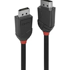 DisplayPort 1.2 Kabel Black Line, Stecker ><noscript><img width=